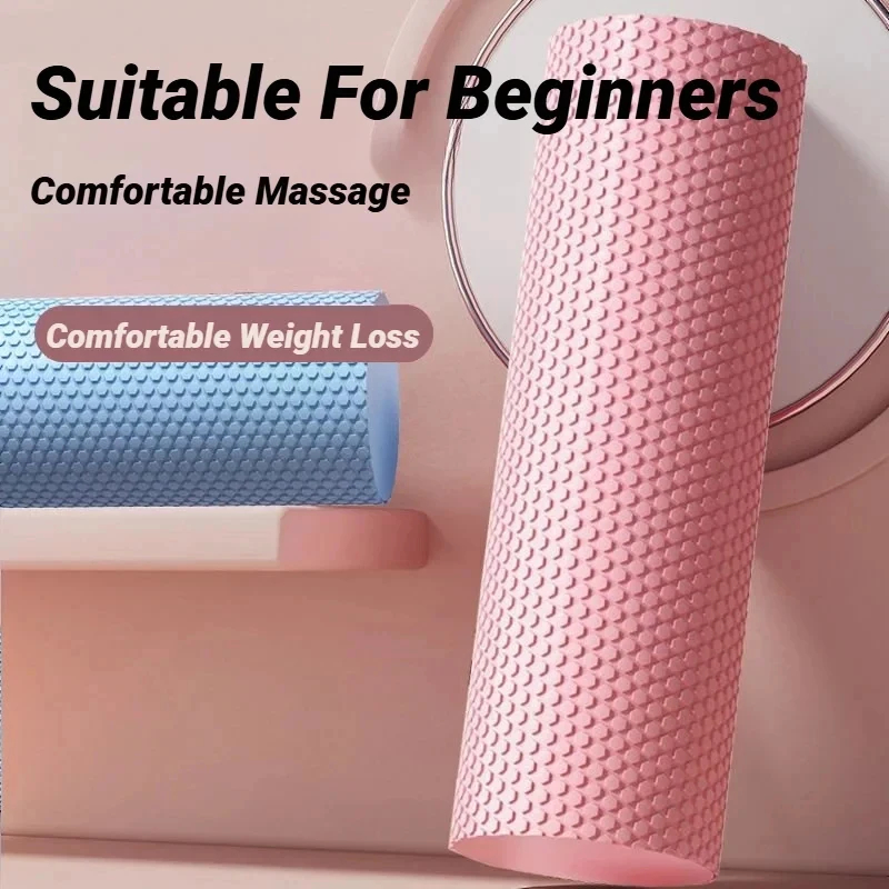 Vibrating Foam Roller - Hexagonal EVA Foam Yoga Roller, 10cm