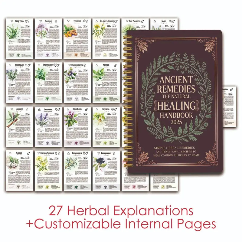 Health & Wellness Therapy Center - Natural Remedies Handbook with Ancient Cures