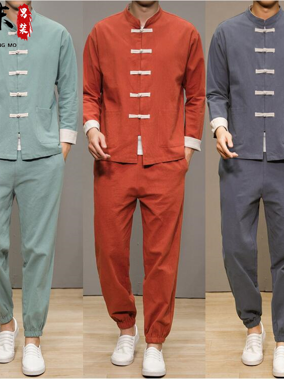 Health & Wellness Therapy Center - Chinese Style Cotton Linen Tang Suit