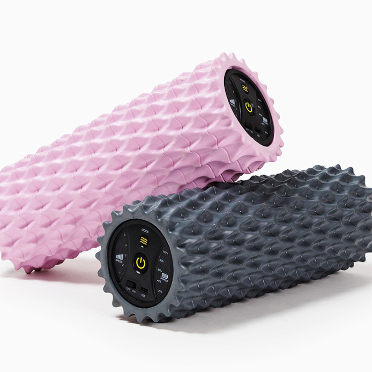 Vibrating Foam Roller - Electric Fitness Yoga Vibrating Muscles Massage
