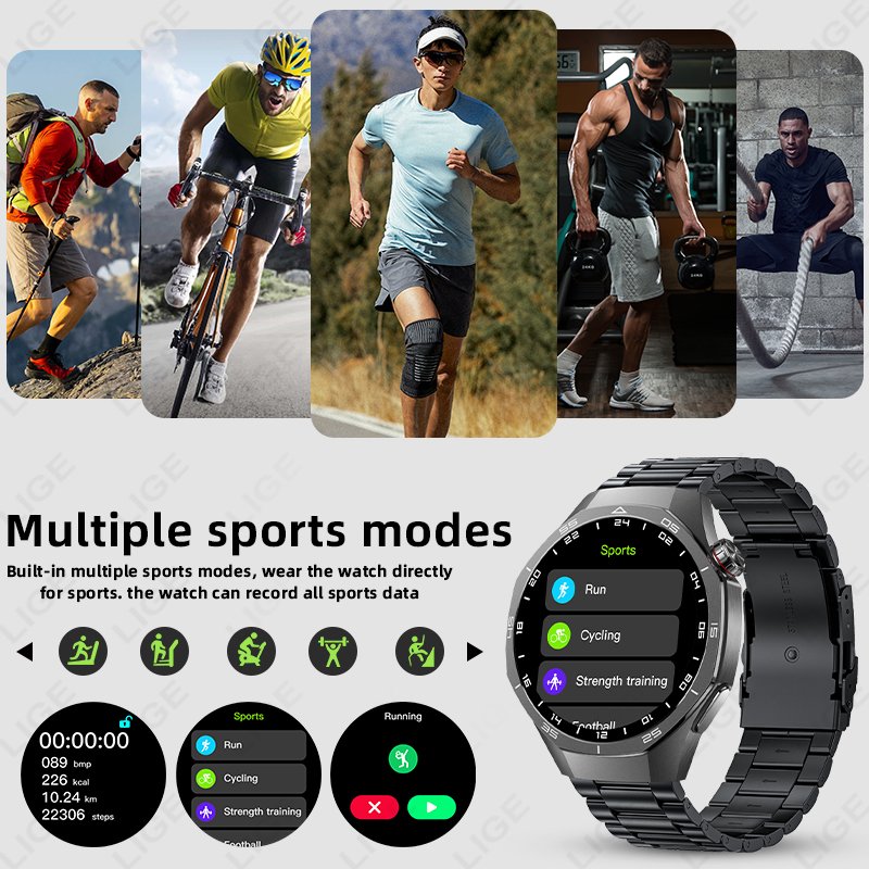 LIGE ECG Smart Watch For Andro - Health Wellness Trends 2026 ulasan dan harga
