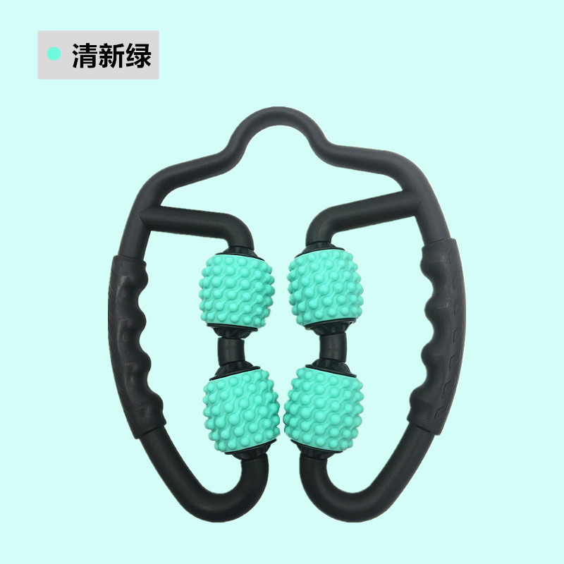 4-Wheel Leg Slimmer Soft Rubbe - Vibrating Foam Roller ulasan dan harga