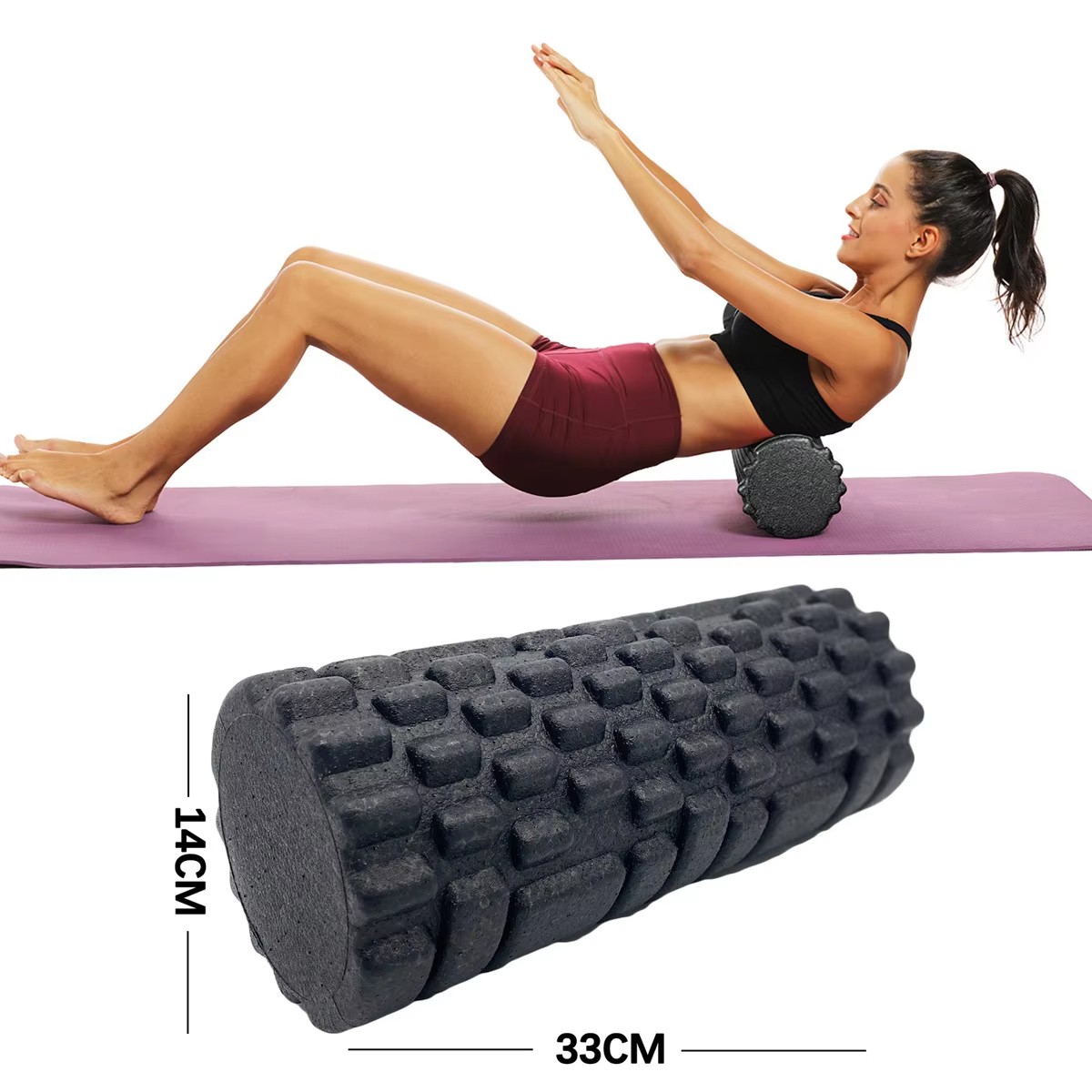 30/33cm Fitness Foam Roller Yo - Vibrating Foam Roller ulasan dan harga