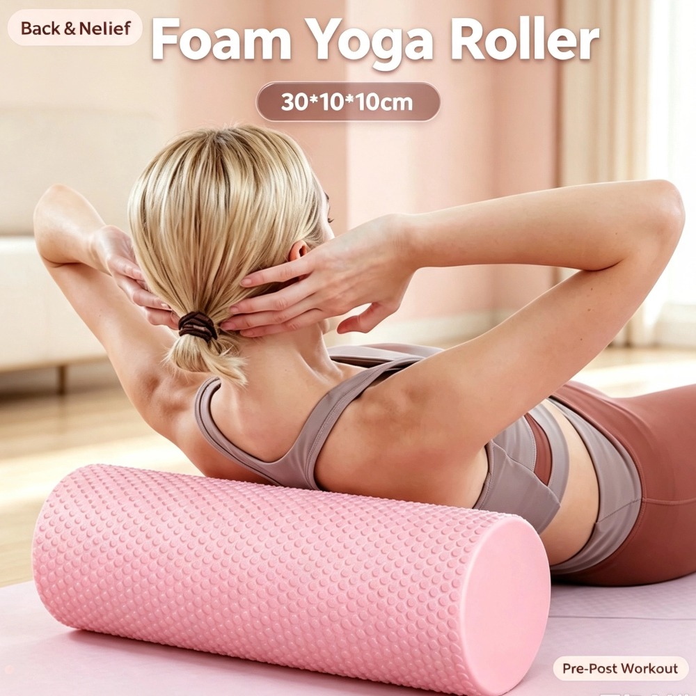 EVA Foam Yoga Roller 30cm Port - Vibrating Foam Roller ulasan dan harga