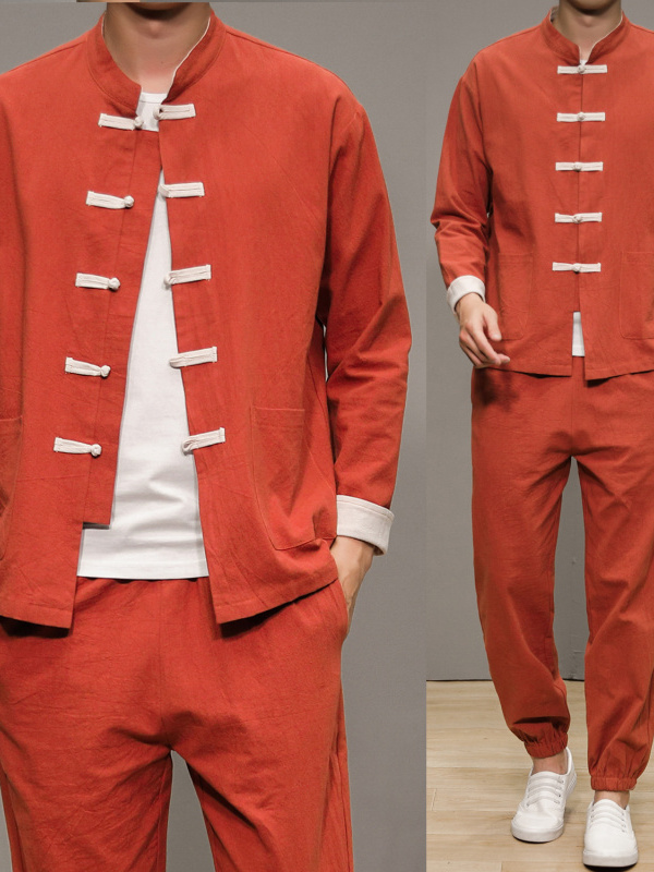 Chinese Style Cotton Linen Tan - Health & Wellness Therapy Center ulasan dan harga