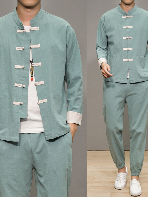 Chinese Style Cotton Linen Tan - Health & Wellness Therapy Center ulasan dan harga