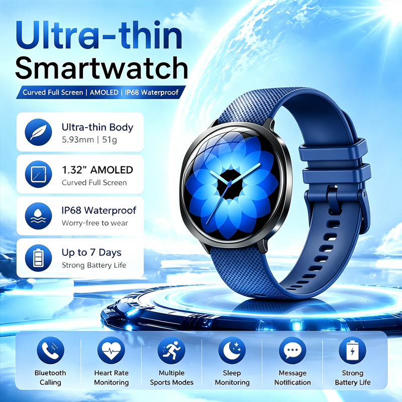 New M301 Smart Watch Round AMO - Health Wellness Trends 2026 ulasan dan harga