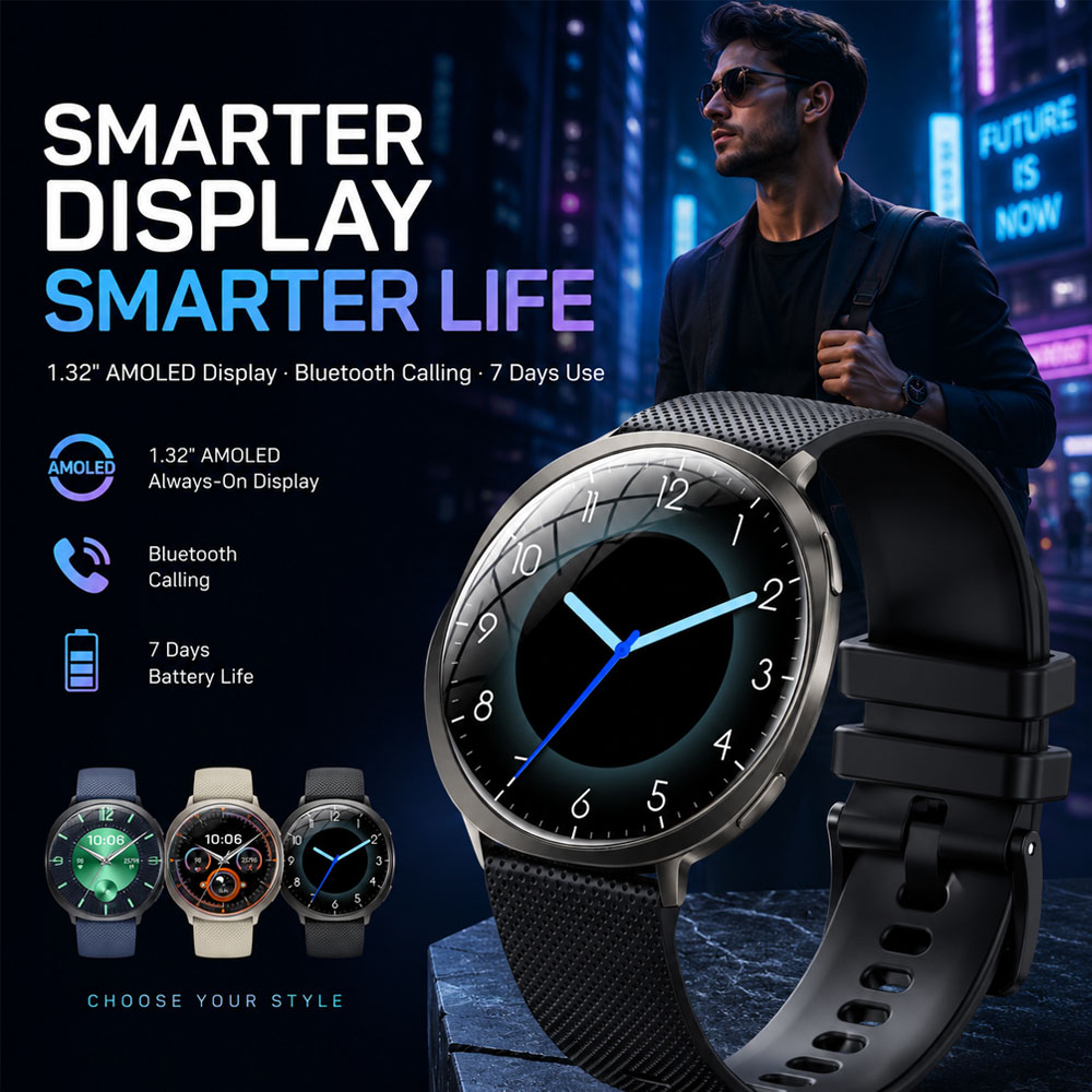 New M301 Smart Watch Round AMO - Health Wellness Trends 2026 ulasan dan harga
