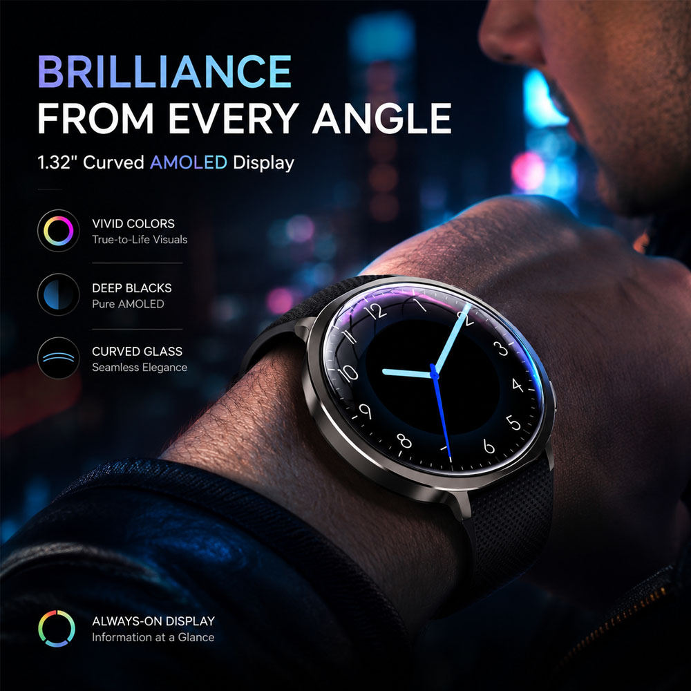 New M301 Smart Watch Round AMO - Health Wellness Trends 2026 ulasan dan harga